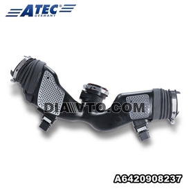 НОВ Въздуховод лястовица турбо с дебитомери Mercedes A6420908237 OM642 V6 W164 W211 W221 W204 W203 W209 ATEC GERMANY