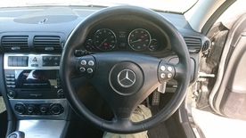 Трилъчев кожен волан с airbag Mercedes W203 CL203 SLK A1714600103 Sport Edition
