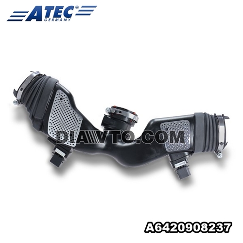 НОВ Въздуховод лястовица турбо с дебитомери Mercedes A6420908237 OM642 V6 W164 W211 W221 W204 W203 W209 ATEC GERMANY