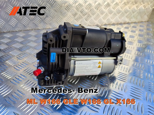 НОВ компресор въздушно окачване W166 X166 ML GL GLS GLE ATEC GERMANY AIRMATIC Mercedes 1663200104 1663200204